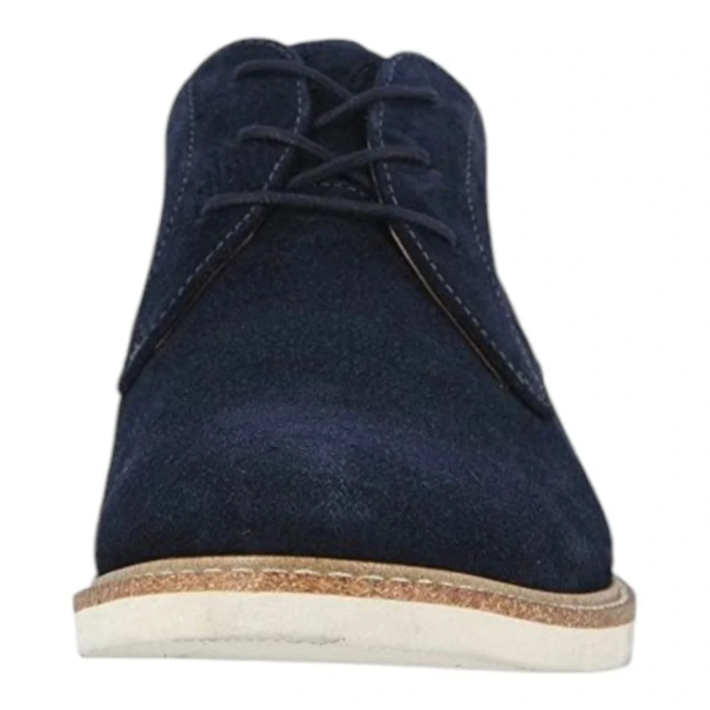 Florsheim HIGHLAND Plain Toe Oxford Men's Size 8.5 Color Navy Blue Suede New Box